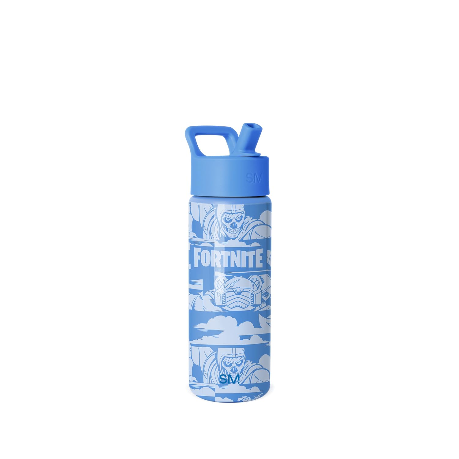 Simple Modern Fortnite Kids Water Bottle with Straw Lid | 18oz Insulated Stainless Steel Kids Tumbler & Spill Proof Toddler Cup 