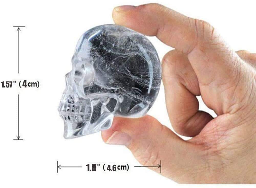 Ice Mold Skull 3D Flexible Silicone Ice Cube Molds Maker Tray, 4 Giant Skulls, Round Ice Cube Maker