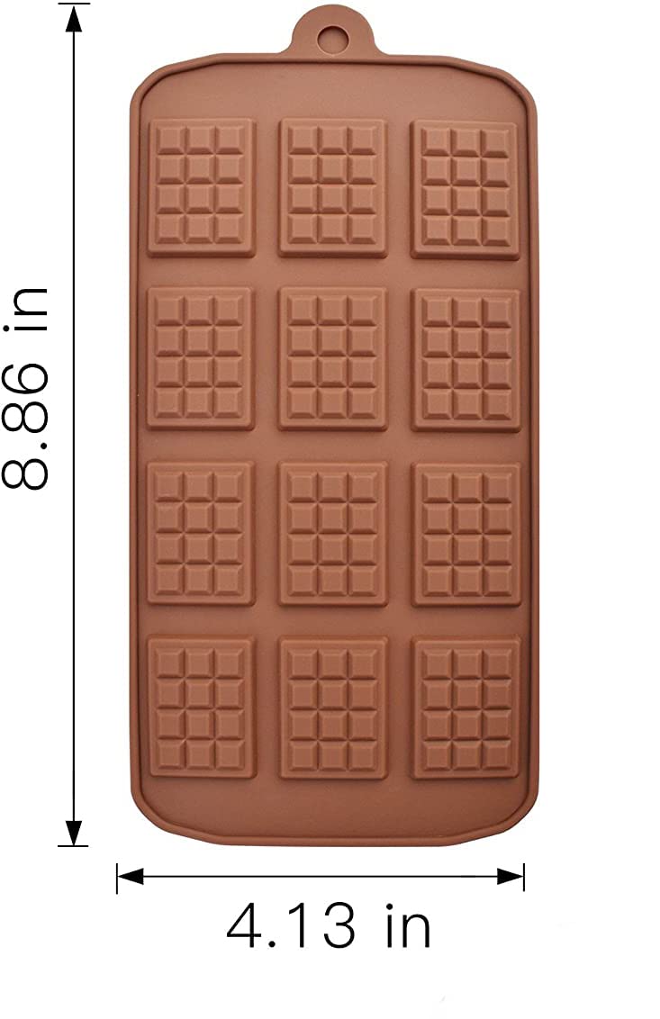 Samzareulo 3 Set Of Funny Shape Candy Molds For Chocolate Mold, Cake Decoration (3 X Mini Rectangle)