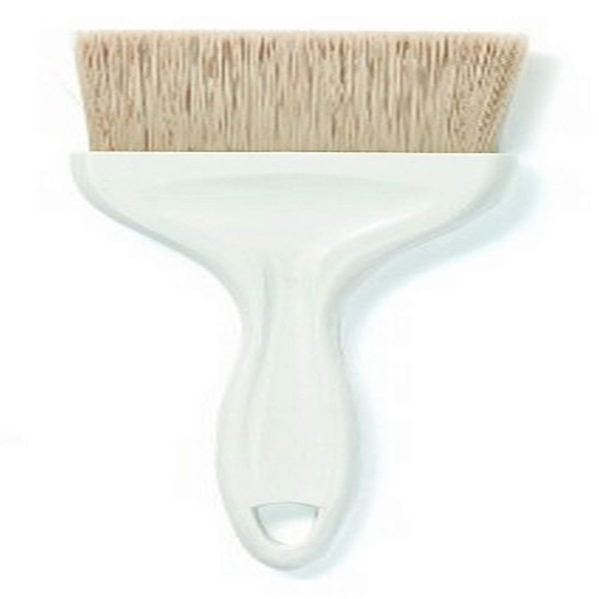 Crestware 4-Inch Flat Pastry Brush, 4'' Wide, Silver