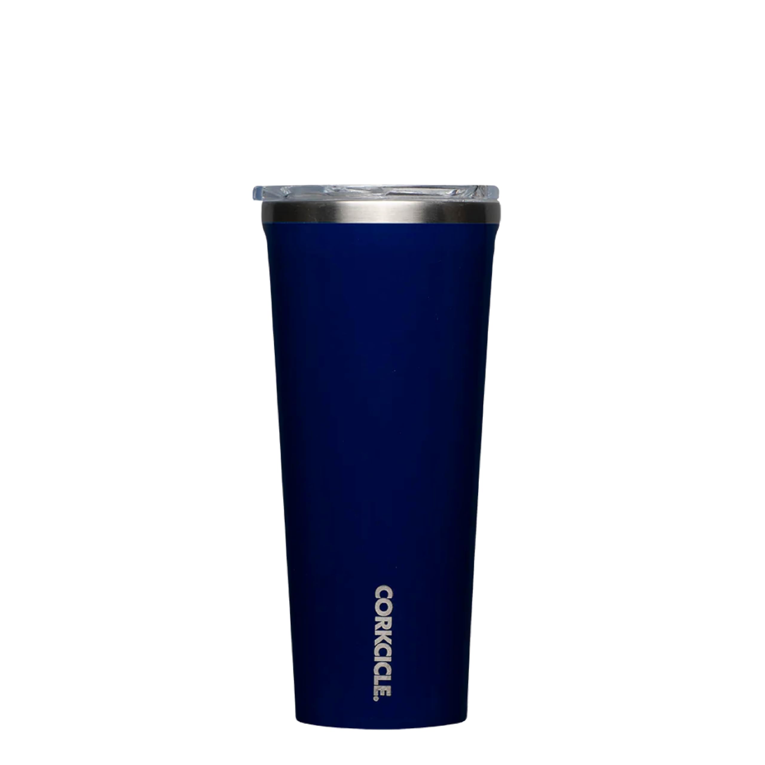 Corkcicle Classic Triple Insulated Coffee Mug With Lid, Gloss Midnight Navy, 24 Oz - Stainless Steel Travel Tumbler Keeps Bevera
