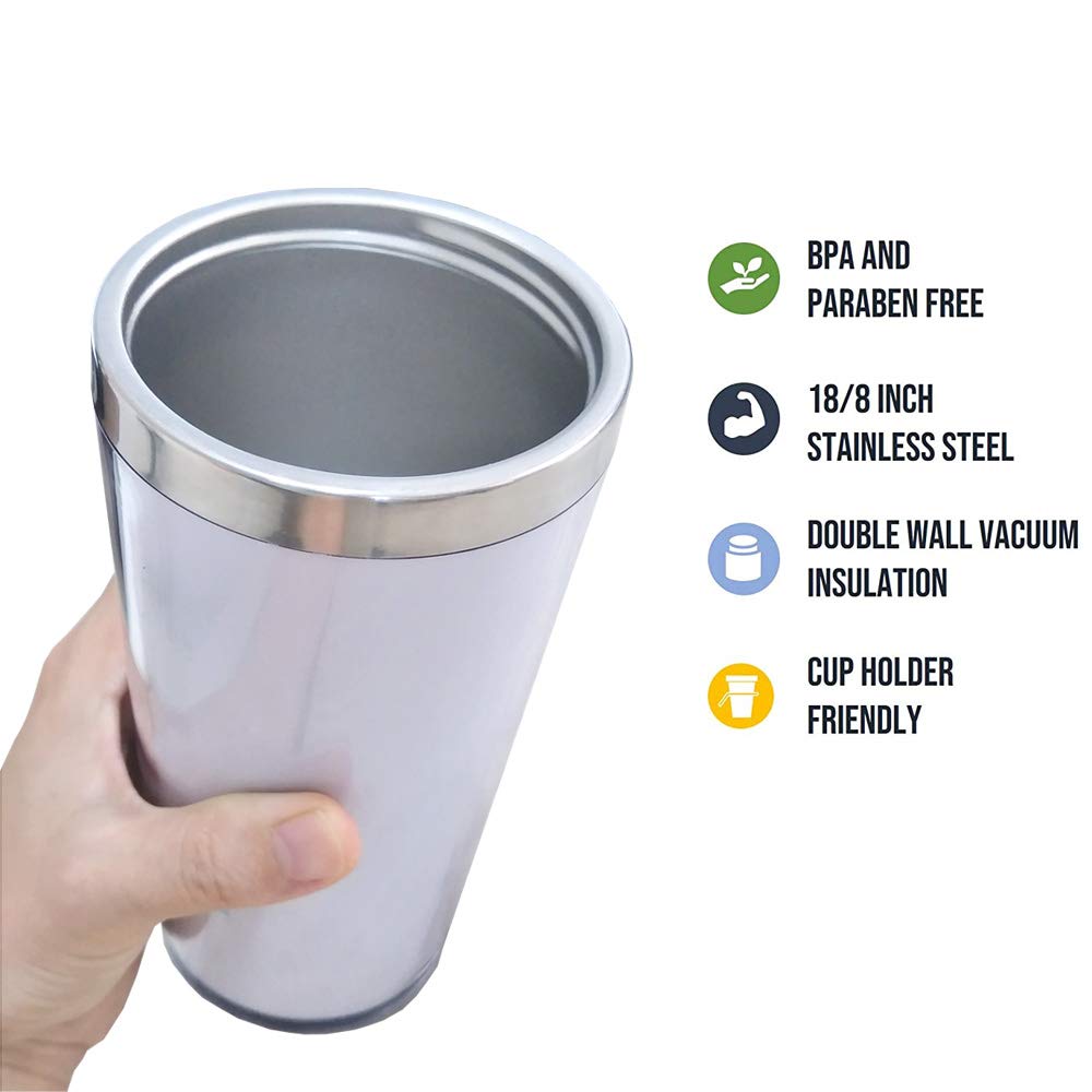 Cuajh Best Dad Ever Coffee Mug, Best Dad Gifts For Dad Husband, Travel Mug For Men, Dad Tumbler Gifts For Dad From Daughter, Son