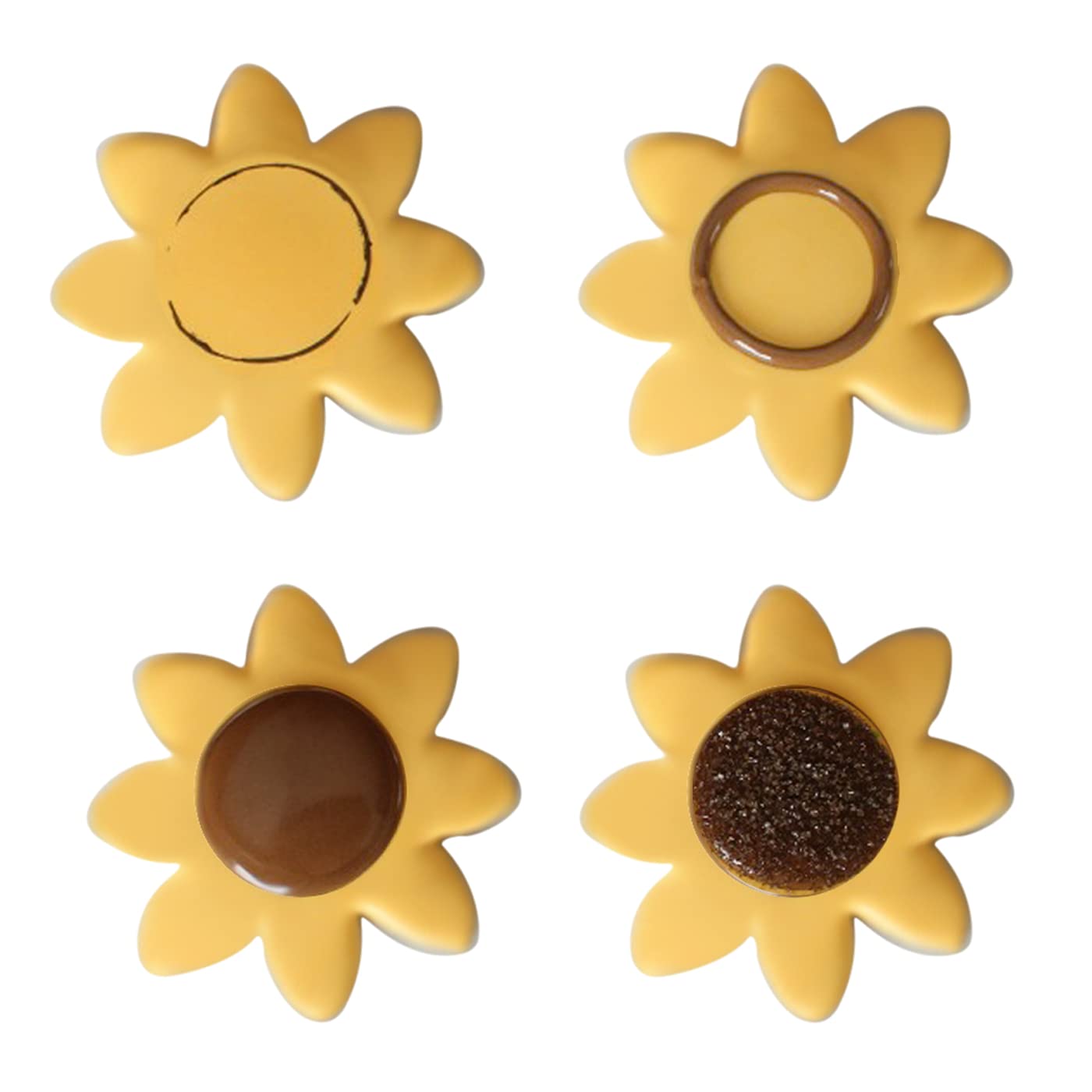 Sunflower Cookie Cutter Set-Size 3.8'' 3.1'' 2.6''-3 Piece-Cookie Cutters for You Are My Sunshine Baby Shower Birthday Party Decorations