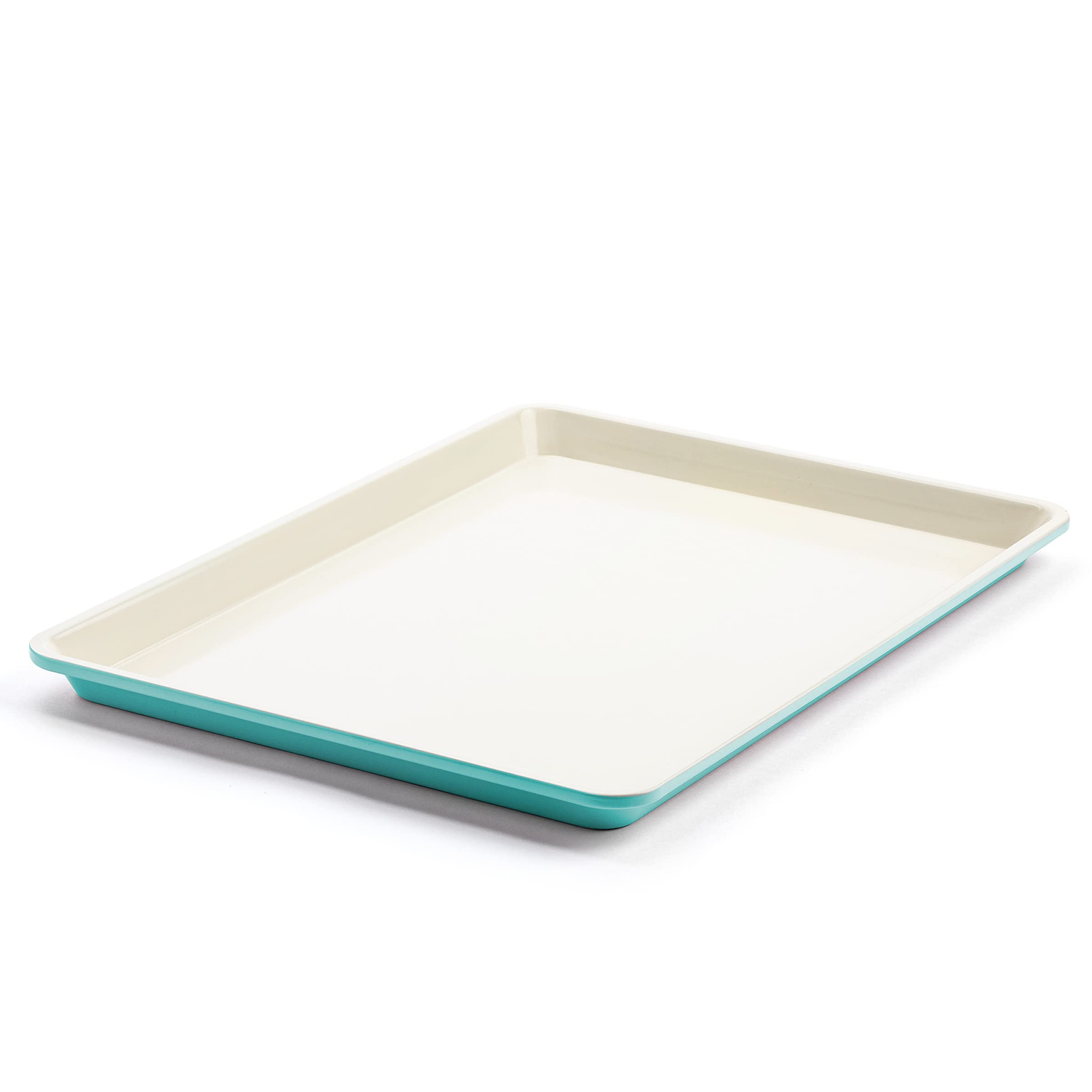 GreenLife Bakeware Healthy Ceramic Nonstick 18.5 x 13.5 Half Cookie Sheet Baking Pan, PFAS-Free, Turquoise