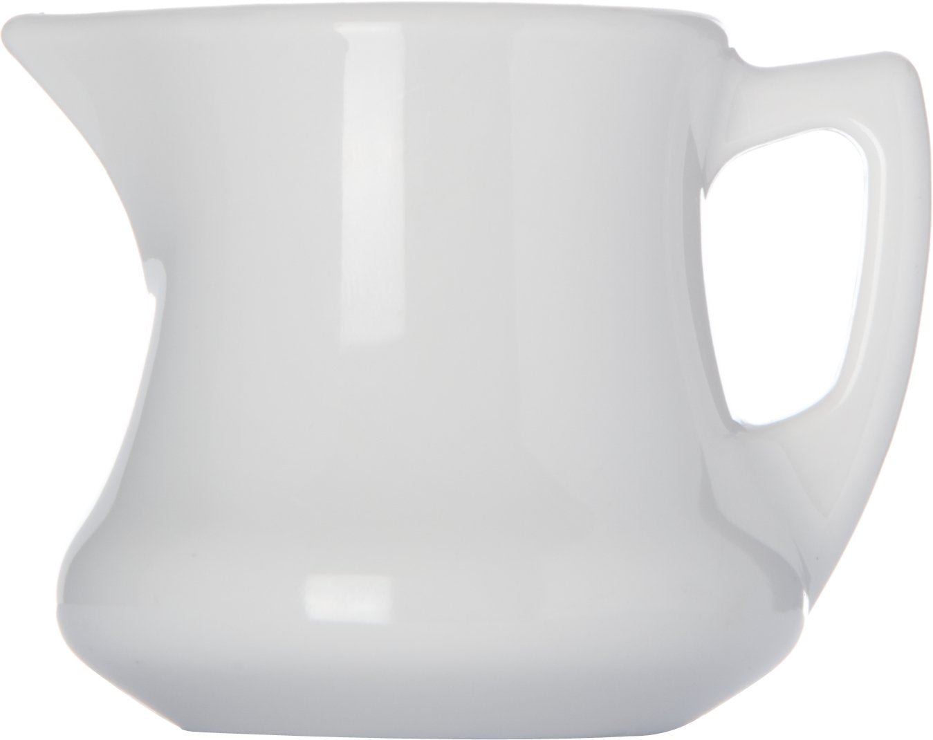 Carlisle Foodservice Products Creamer Pitcher For Restaurant And Kitchen, Plastic, 3 Ounces, White
