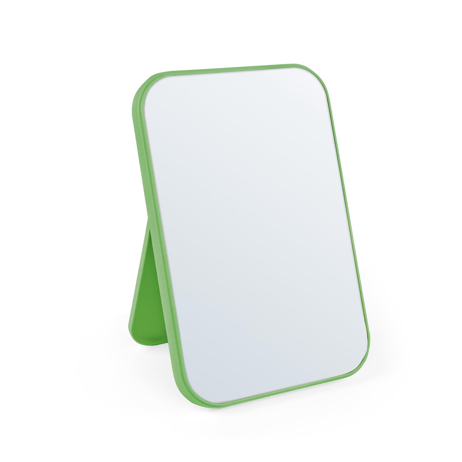 Yafmcy 8 Inch Desktop Makeup Mirror, Foldable Portable Princess Mirror With Stand,Table Desk Standing Cosmetic Mirror, Wall Hang