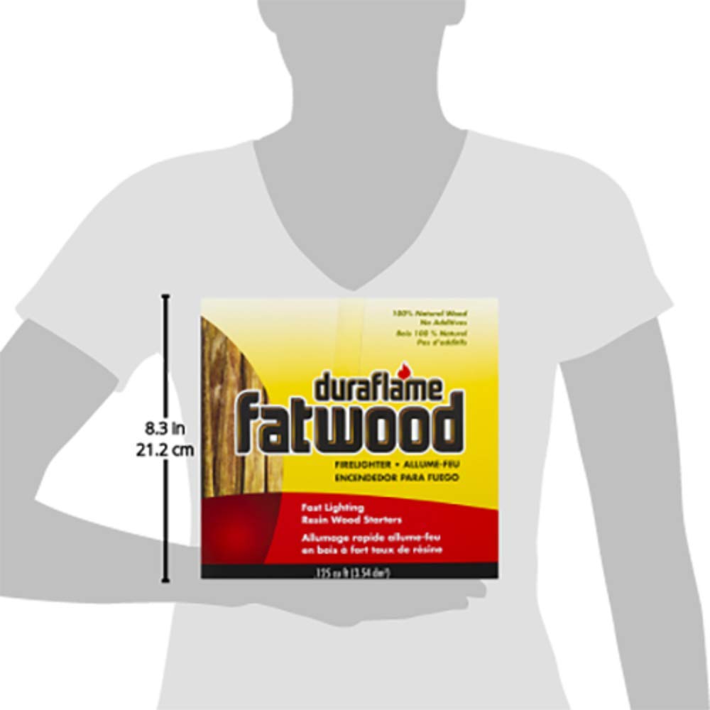 Duraflame Fatwood Firelighters - 0.125 cu ft, Yellow, Model DURAFLAME - 04549