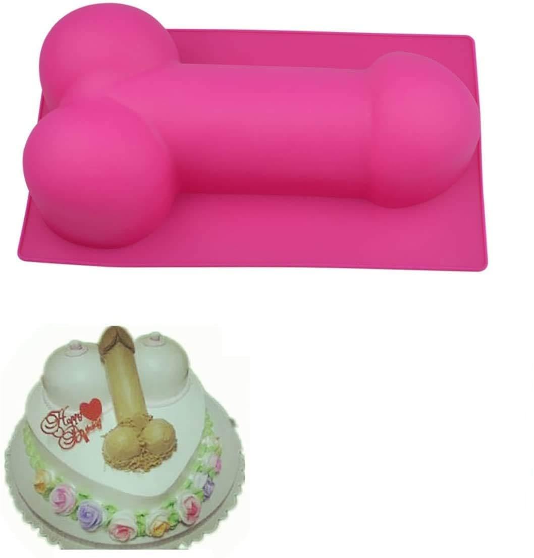 1 Pcs Large Silicone Cake Pan Soap Mold Chocolate Jelly Candy Ice Cube Tray Mold for Birthday Club Party Baking Tool Set Y4
