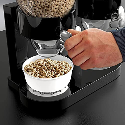 Triple Food Dispenser - Easy To Use Dry Food Dispenser Perfect As A Candy, Nuts, Rice, Granola, Cereal Dispenser & More - Dispen