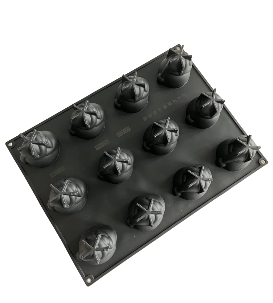 Pavoni Px4389 Pavoflex Silicone Baking Mold Freezing Mould, Santa Claus