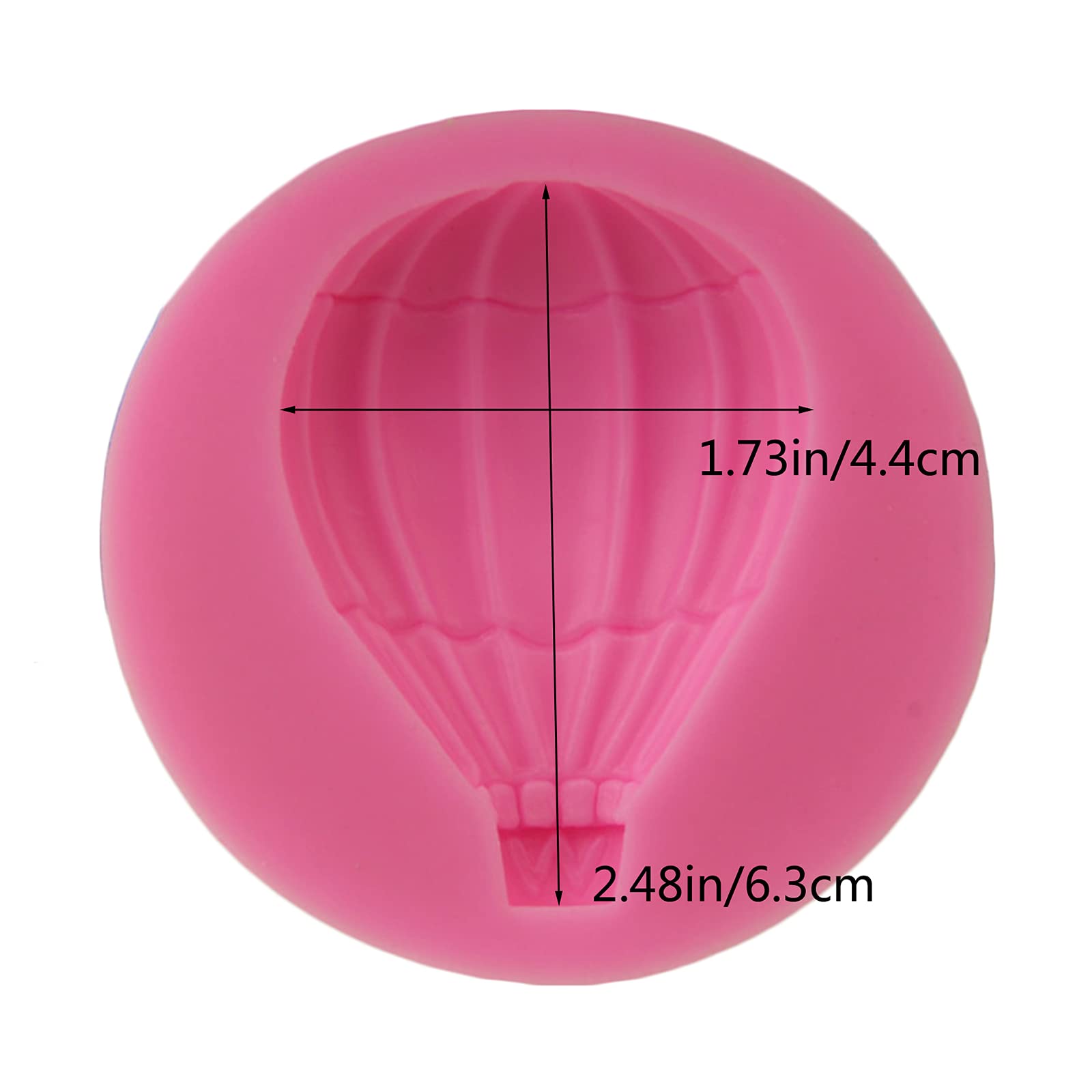 Hot Air Balloon Silicone Fondant Molds For Cake Topper Decoration, Chocolate Candy Mold For Cupcake Cookie Sugar Craft Baby Show