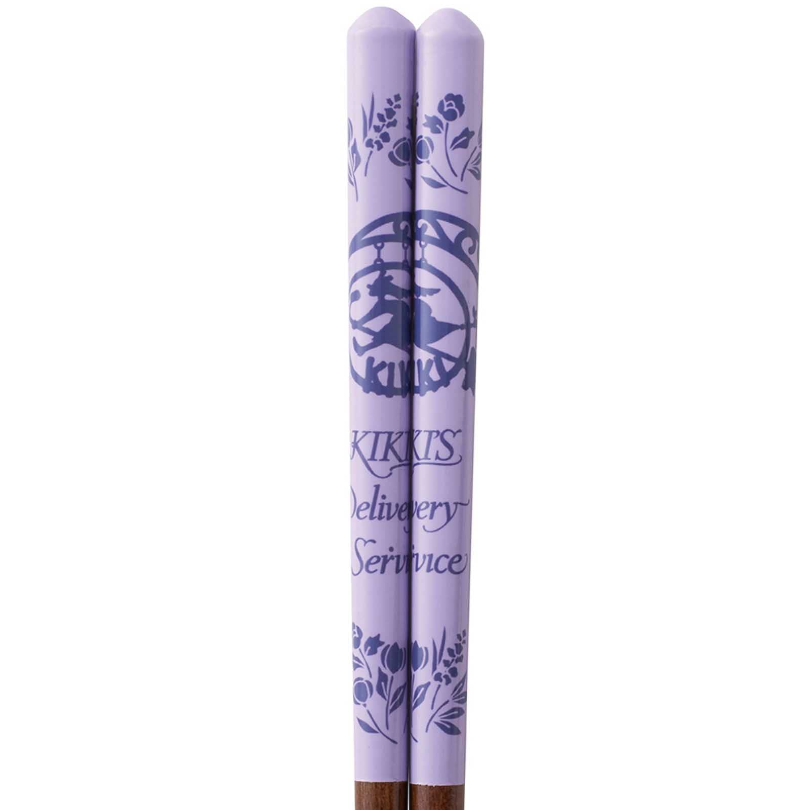 Kiki'S Delivery Service Wooden Chopsticks (Purple) - Authentic Japanese Design