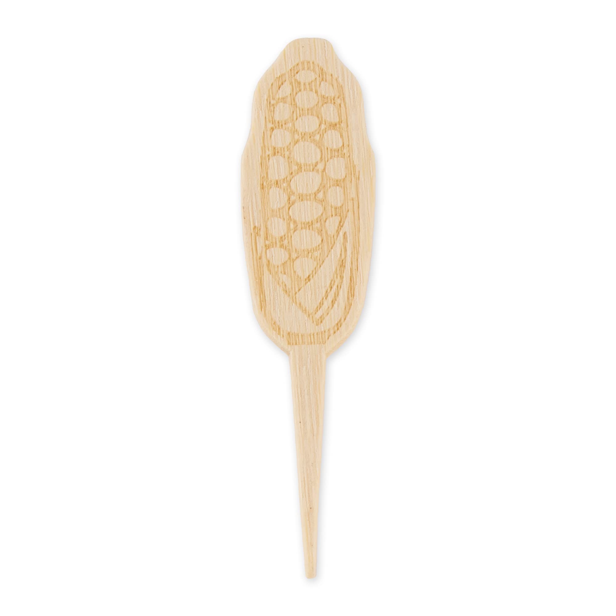 Rsvp International Corn On The Cob Holders/Appetizer Picks Set Protect Hands From Heat & Mess, Disposable, 50-Count, Bamboo