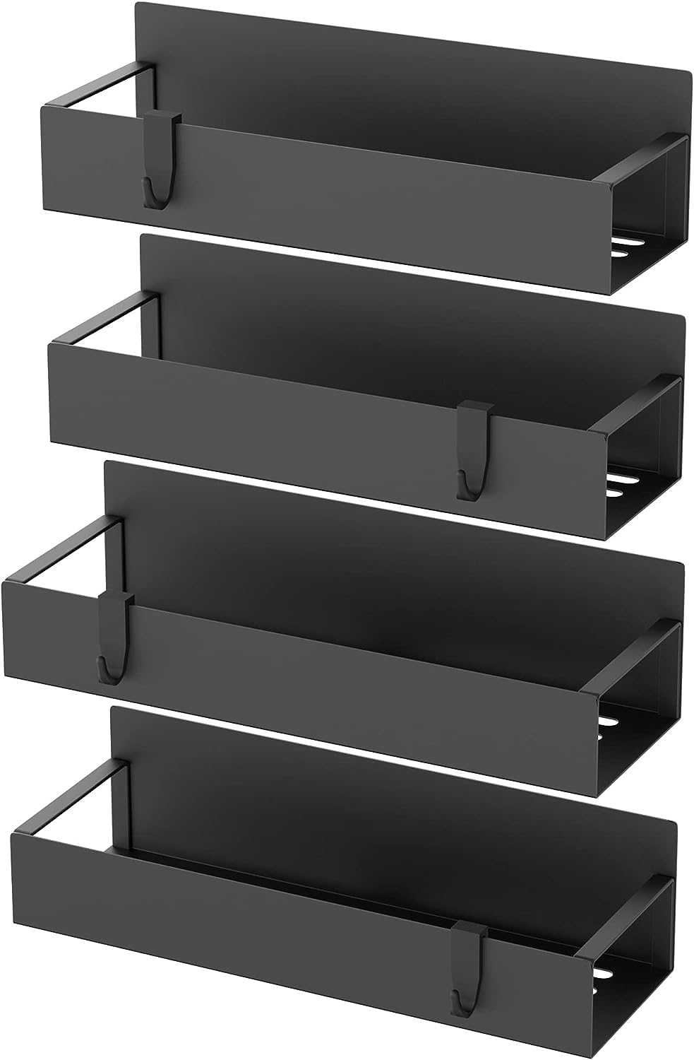 Agotglmi 4 Pack Magnetic Spice Rack For Refrigerator