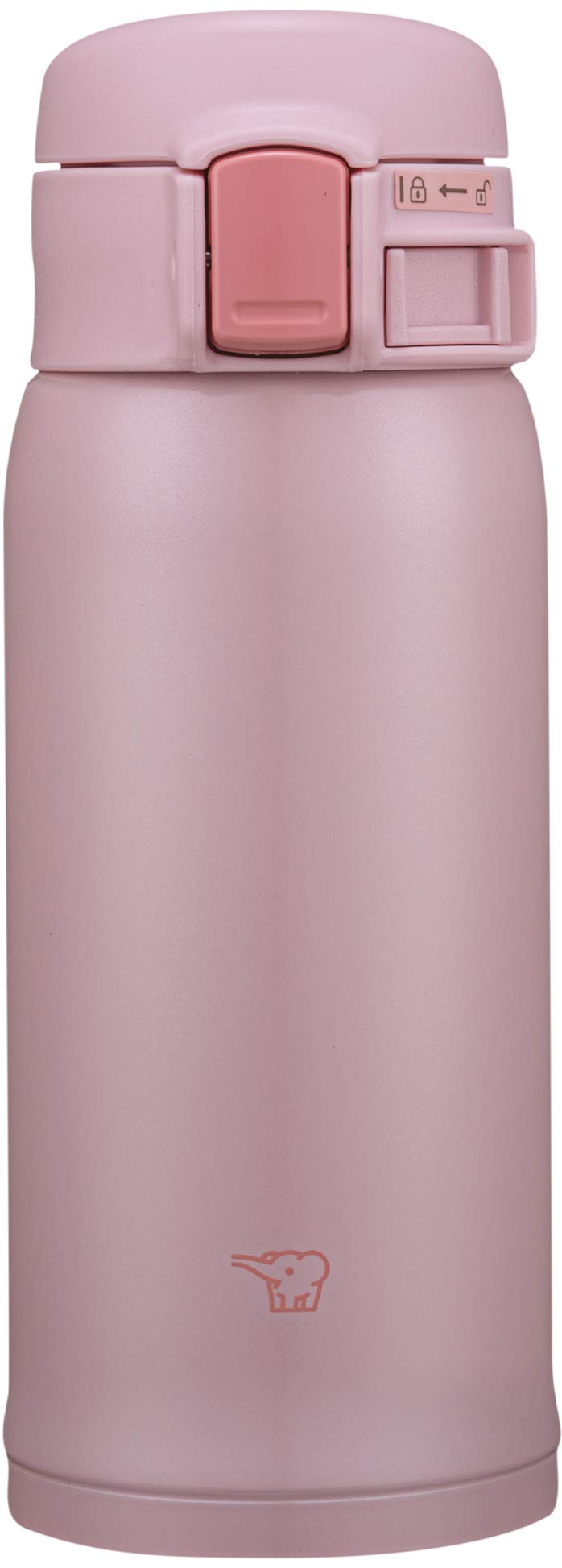 Zojirushi Smsr36Epp Stainless Mug, 12-Ounce, Pearl Pink