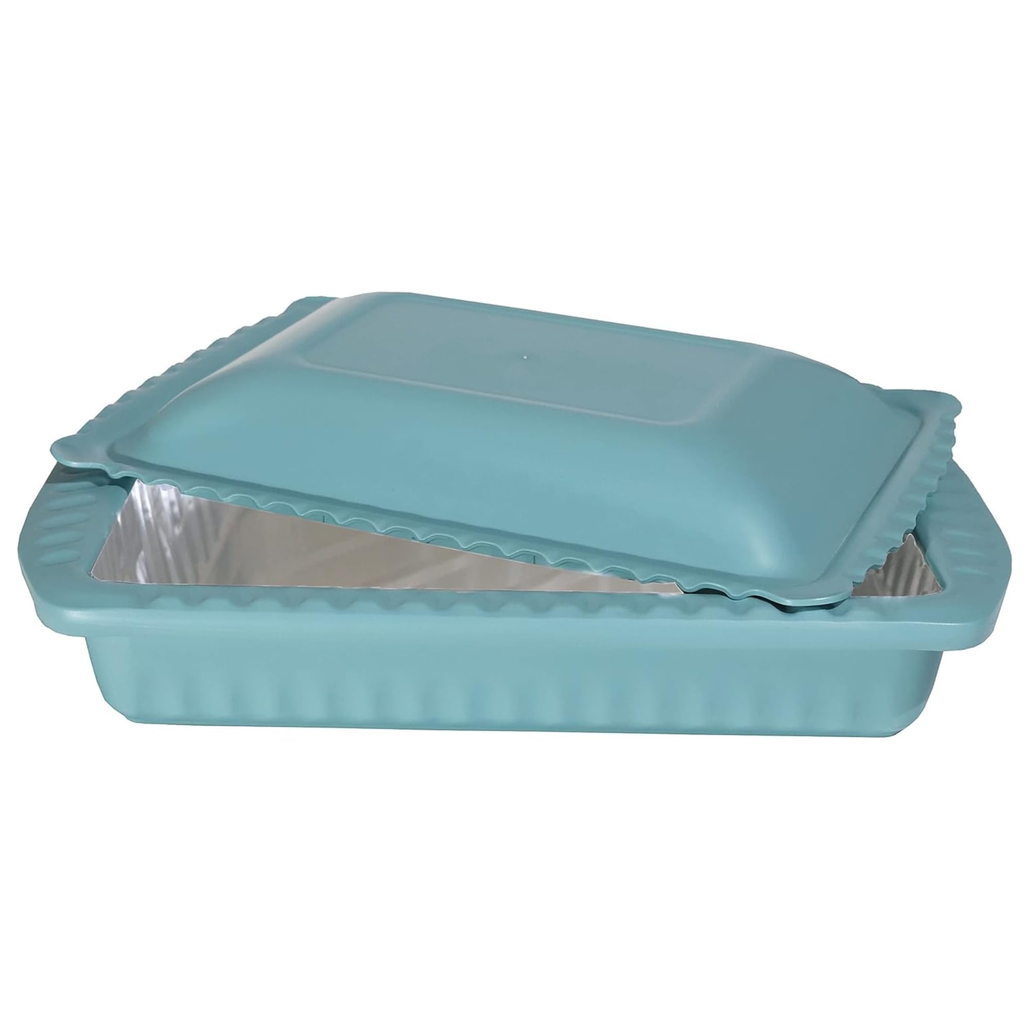 FOIL DECOR Casserole Carrier for 9x13 Foil Pans, Heat Resistant, BPA Free, Charcoal Color, Includes 1 Foil Pan