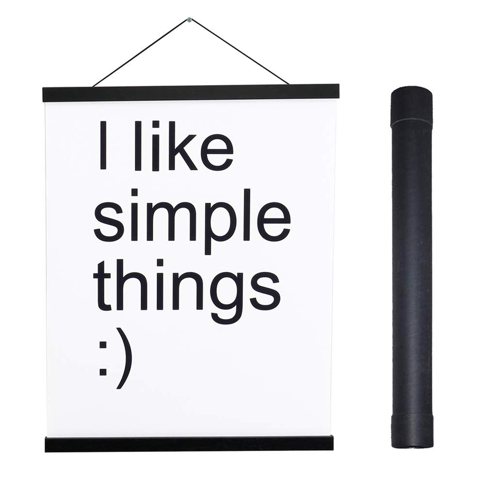 Magnetic Poster Hanger Frame, 23x35 23x34 23x23 Light Wood Wooden Magnet Canvas Artwork Print Dowel Poster Hangers Frames Hangin
