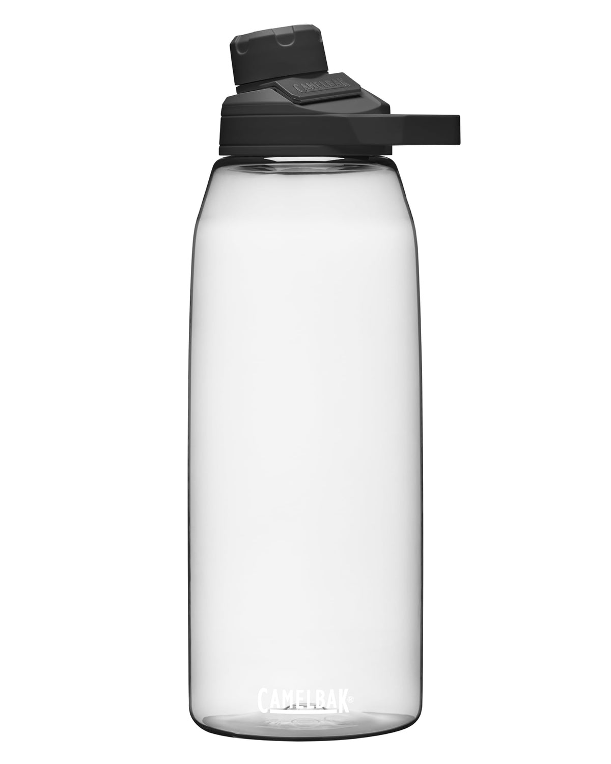 Camelbak Chute Mag Bpa Free Water Bottle With Tritan Renew - Magnetic Cap Stows While Drinking, 50Oz, Clear