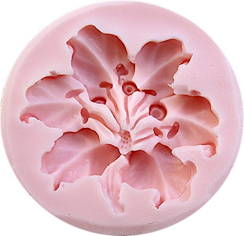 Tiger Lily Silicone Mold For Sugar Flowers. Tiger Lily Flower Candy, Fondant, Chocolate Mold. Food Grade Silicone