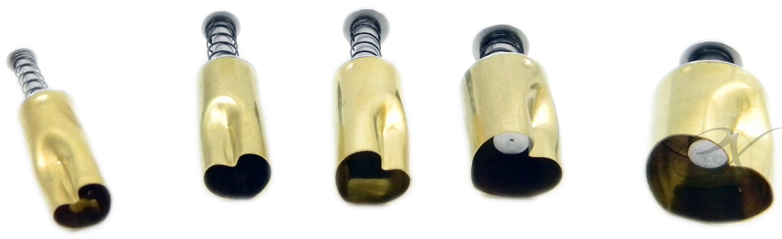 Kemper Sugarpaste Pattern Cutter, 5-Piece Heart Set. Size Of Cutters: 1/4''5/8''