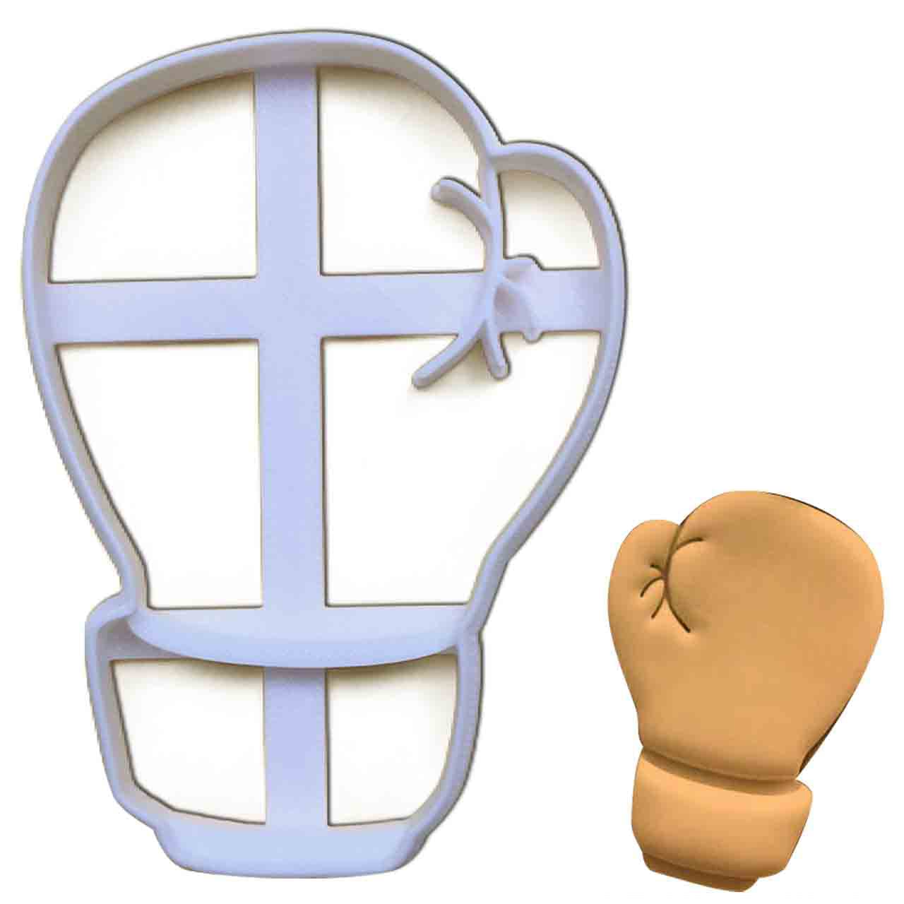 Boxing Glove (Back View) Cookie Cutter, 1 Piece - Bakerlogy