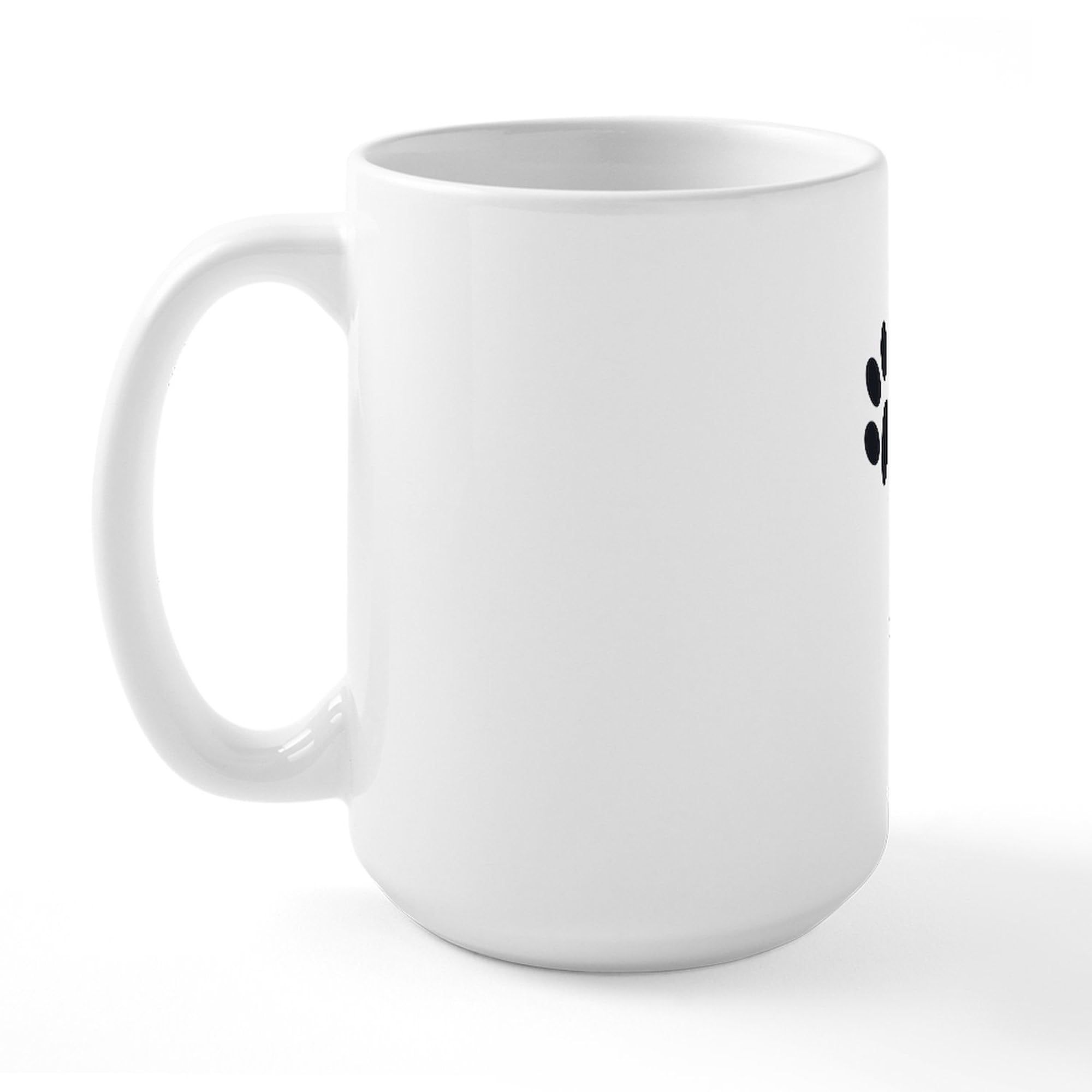 CafePress Cat Dad [B/W] Large Mug 15 oz (444 ml) Ceramic Coffee Mug