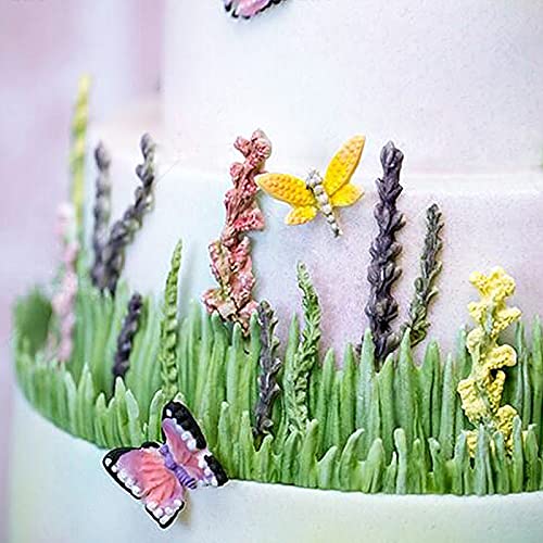 Cestony Wheat Wild Grass Lavender Pattern Silicone Molds For Diy Cake Fondant Biscuit Cookies Soap Sugar Pudding Chocolate Hard