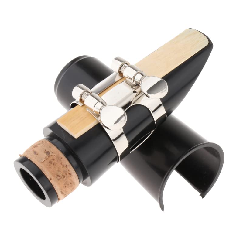 Clarinet Mouthpiece Kit, Includes Ligatureclarinet Mouthpiece Cushionsclarinet Reed 25Black Clarinet Mouthpiece Plastic Cap