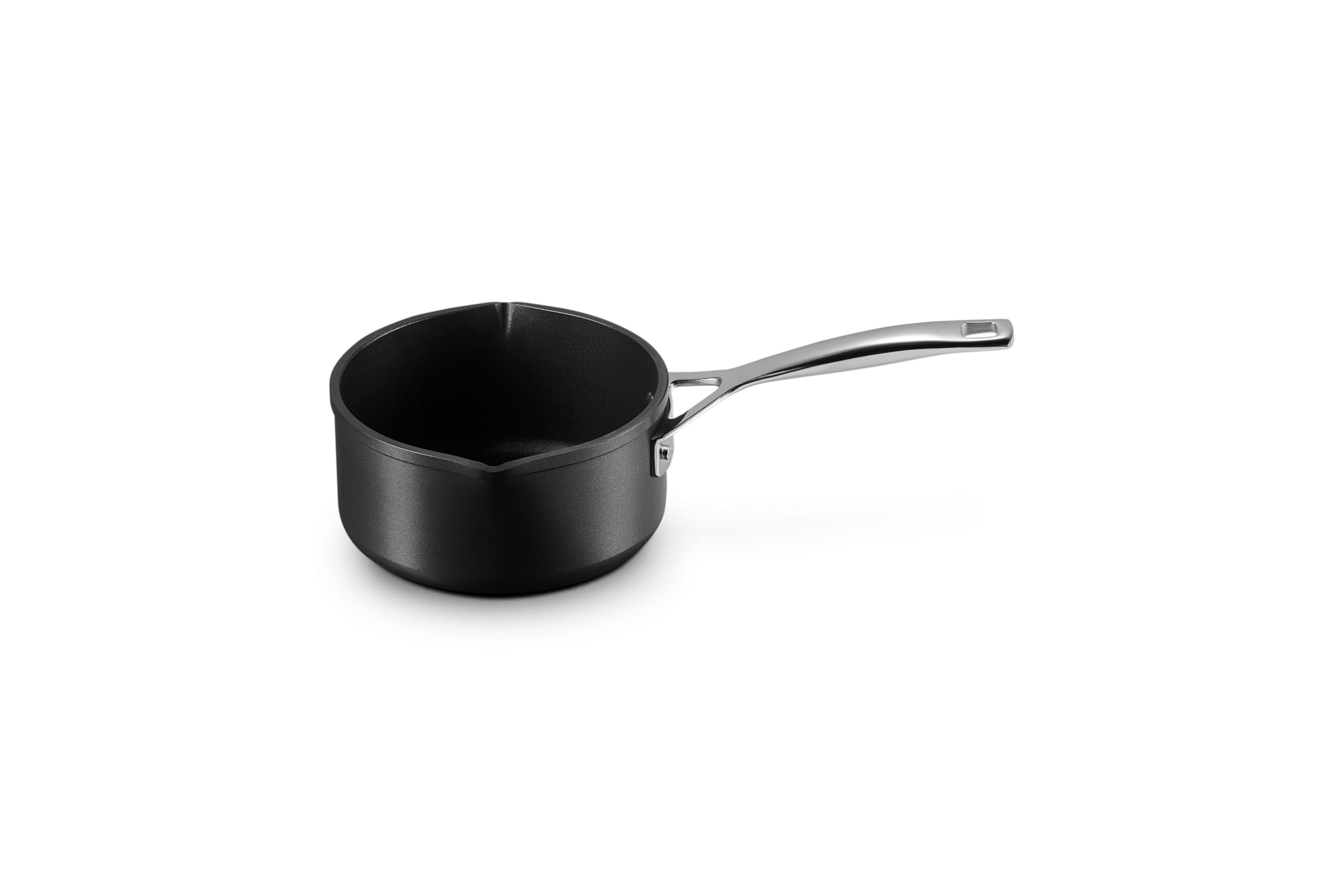 Le Creuset Toughened Nonstick Pro Open Saucepan with Double Pour Spouts, 1.7 qt.