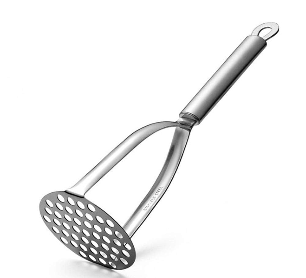Potato Masher,Heavy Duty Stainless Steel Kitchen Steel Potato Masher,Mashed Potatoes, Vegetables And Fruits.