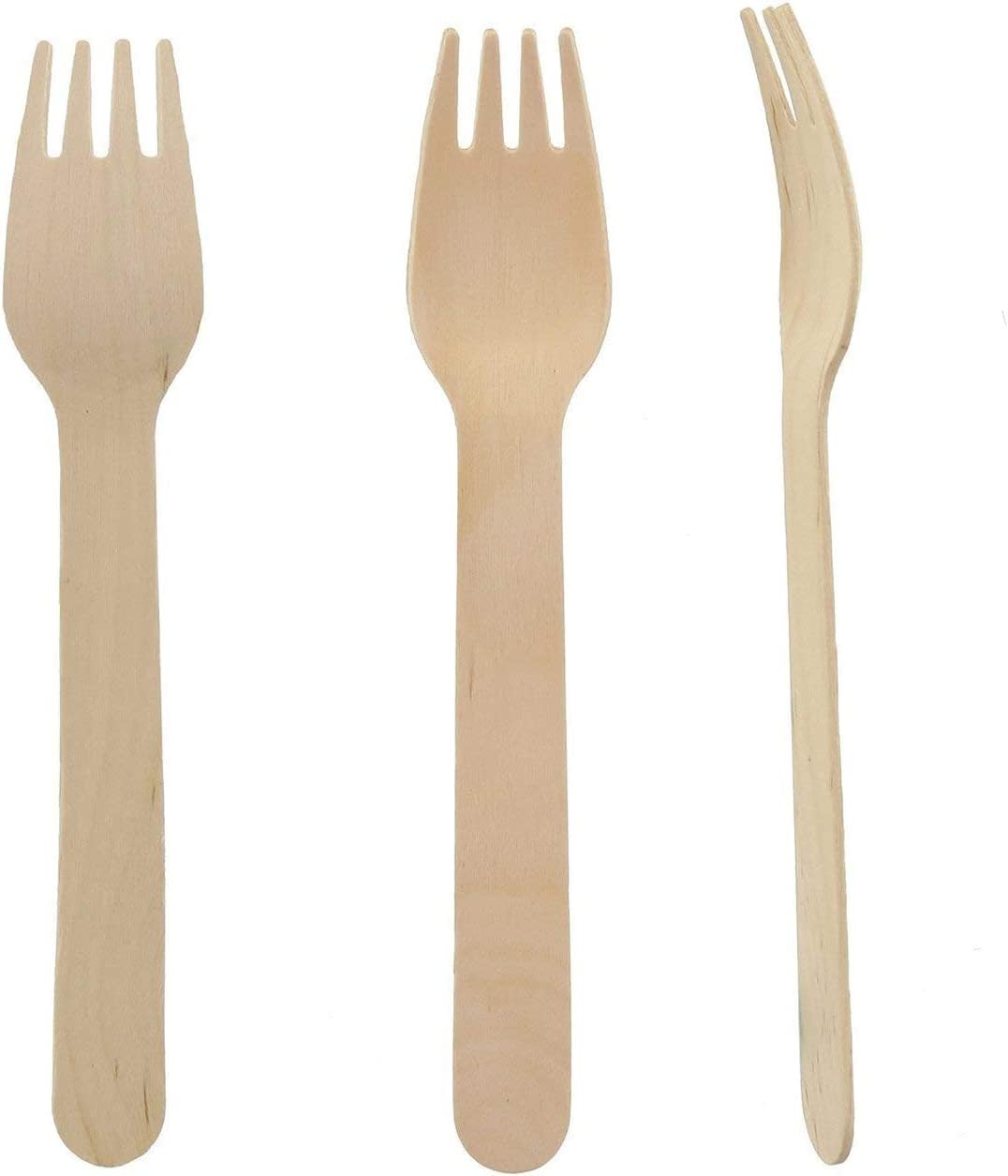 Perfect Stix Disposable Wooden Forks, 6'' Pack Of 1000
