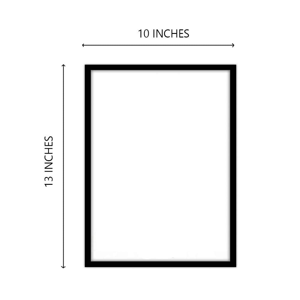 Good Hope -Funny Toilet Quote Poster Frame For Wall, Restaurants, Bar, Kitchen, Room & Office Decoration Poster Framed (10 Inch