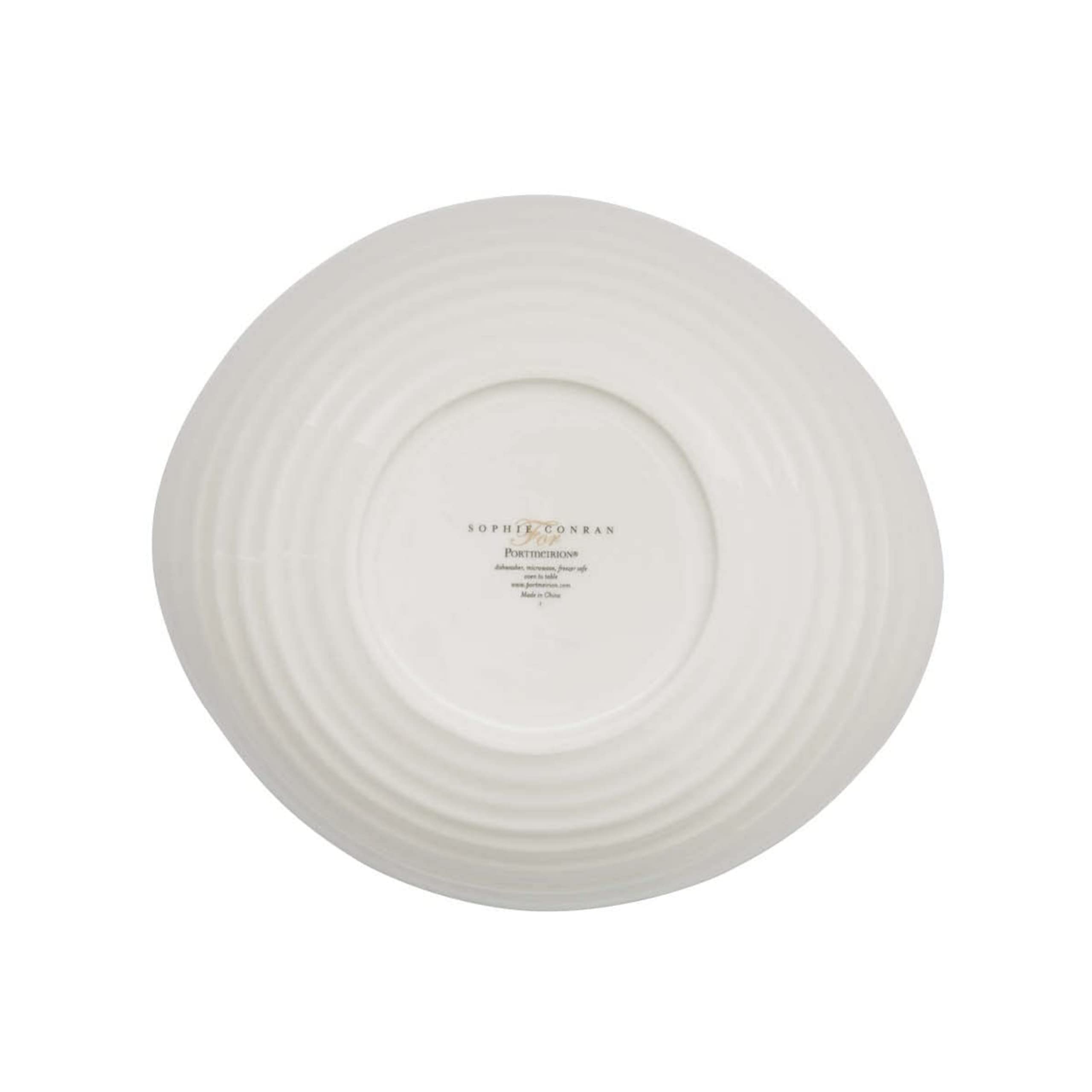 Portmeirion Sophie Conran White Pasta Bowl | Set Of 4 | Large Serving Bowls For Soup Or Salad | 9 Inch | Made From Fine Porcelai