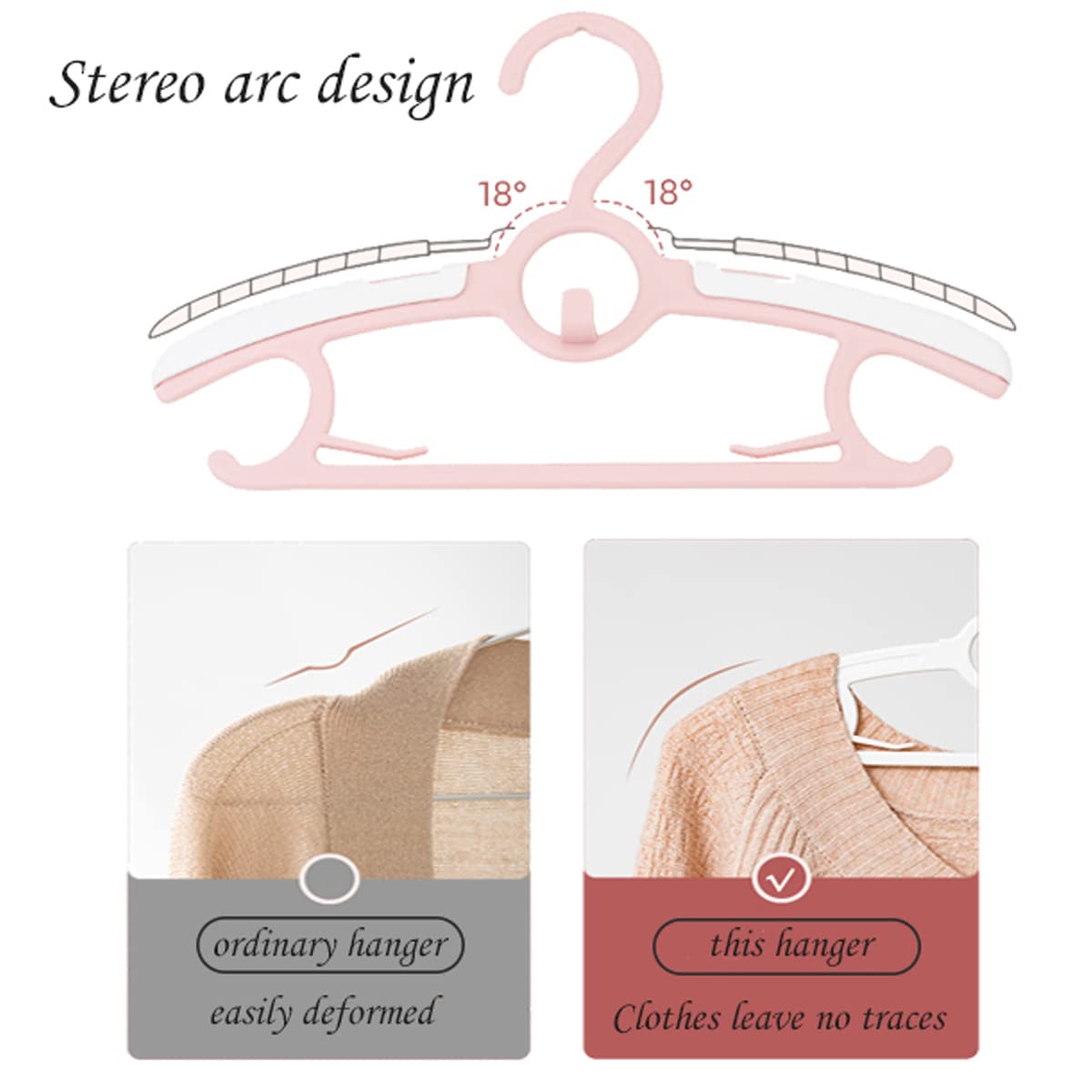 Gencuoir Baby Hangers 20 Pieces 11-14 Retractable Non-Slip Adjustable Multifunctional Children'S Hanger Baby Hangers, Baby Hange