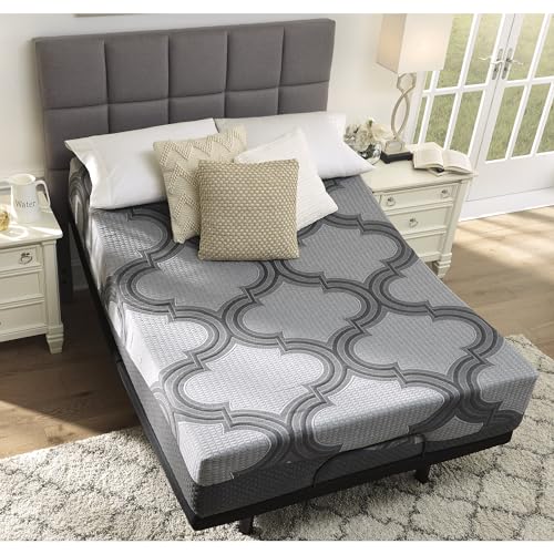 Signature Design By Ashley Twin Size 1100 11 Inch Hybrid Mattress With Support & Pressure Relief Cooling Gel Memory Foam