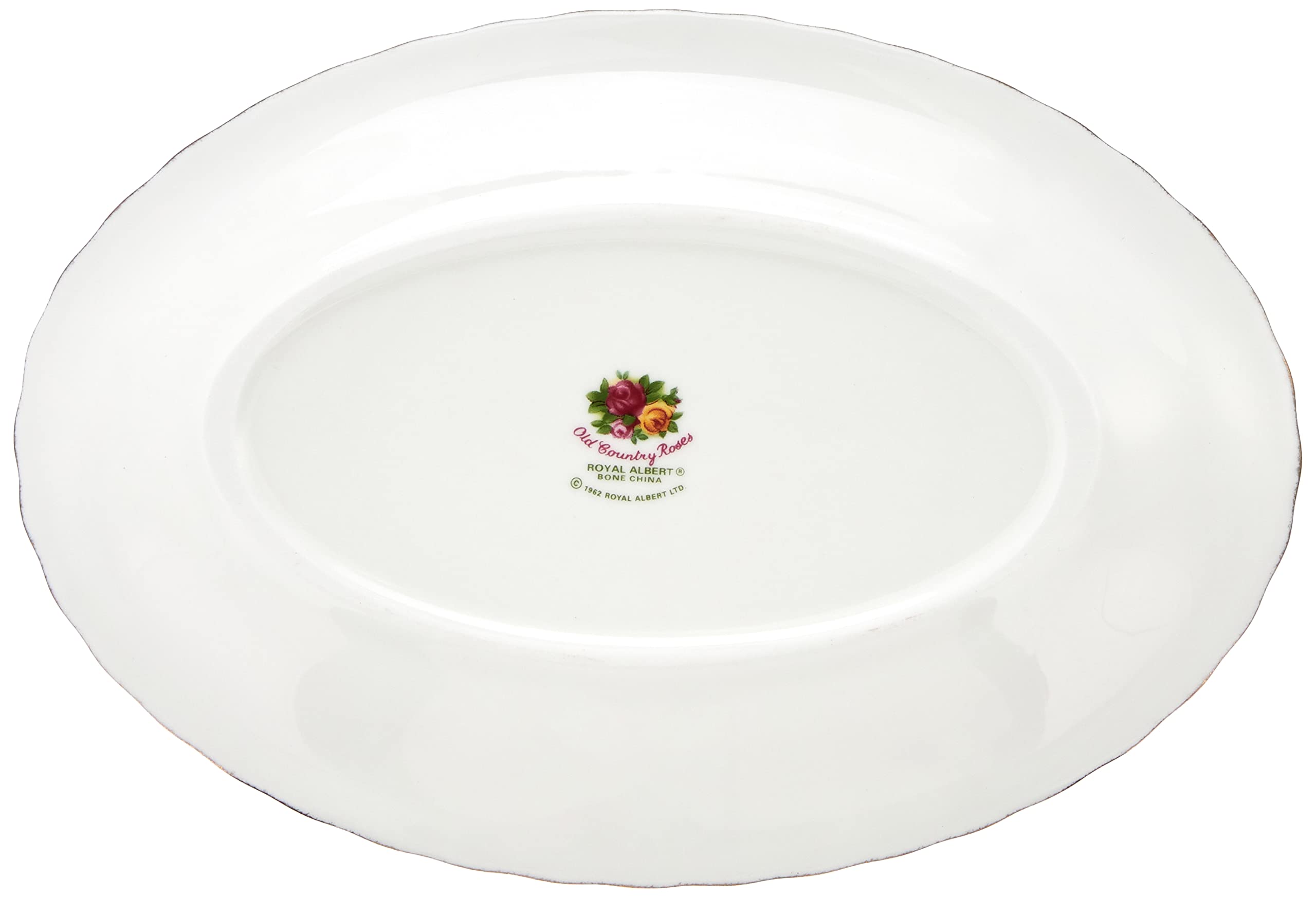 Royal Albert Old Country Roses Gravy Boat Stand, 6'', Multi