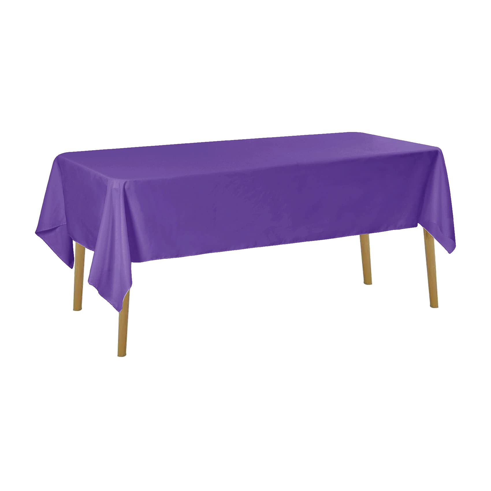 Rectangle Tablecloth - 60X120 Purple Tablecloth - Stain And Wrinkle Resistant Washable Polyester Table Cloth, Decorative Fabric