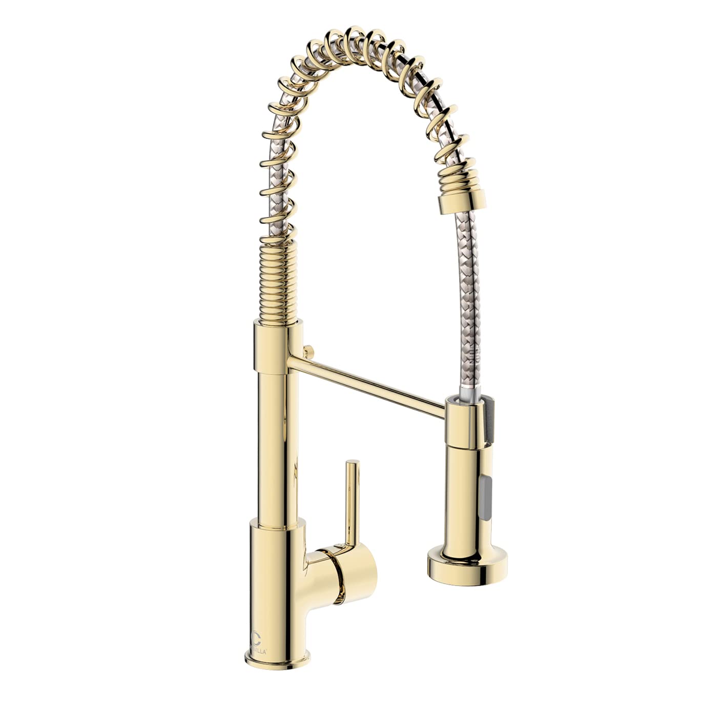 Casavilla Kitchen Faucet, Commercial Kitchen Sink Faucets with Pull Down Sprayer, Stainless Steel Faucets for Kitchen Sinks, Dua