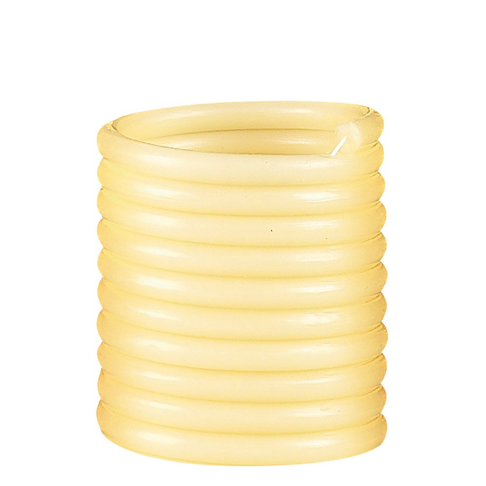 Candle by the Hour 40-Hour Candle Refill, Eco-friendly Natural Beeswax with Cotton Wick, Yellow