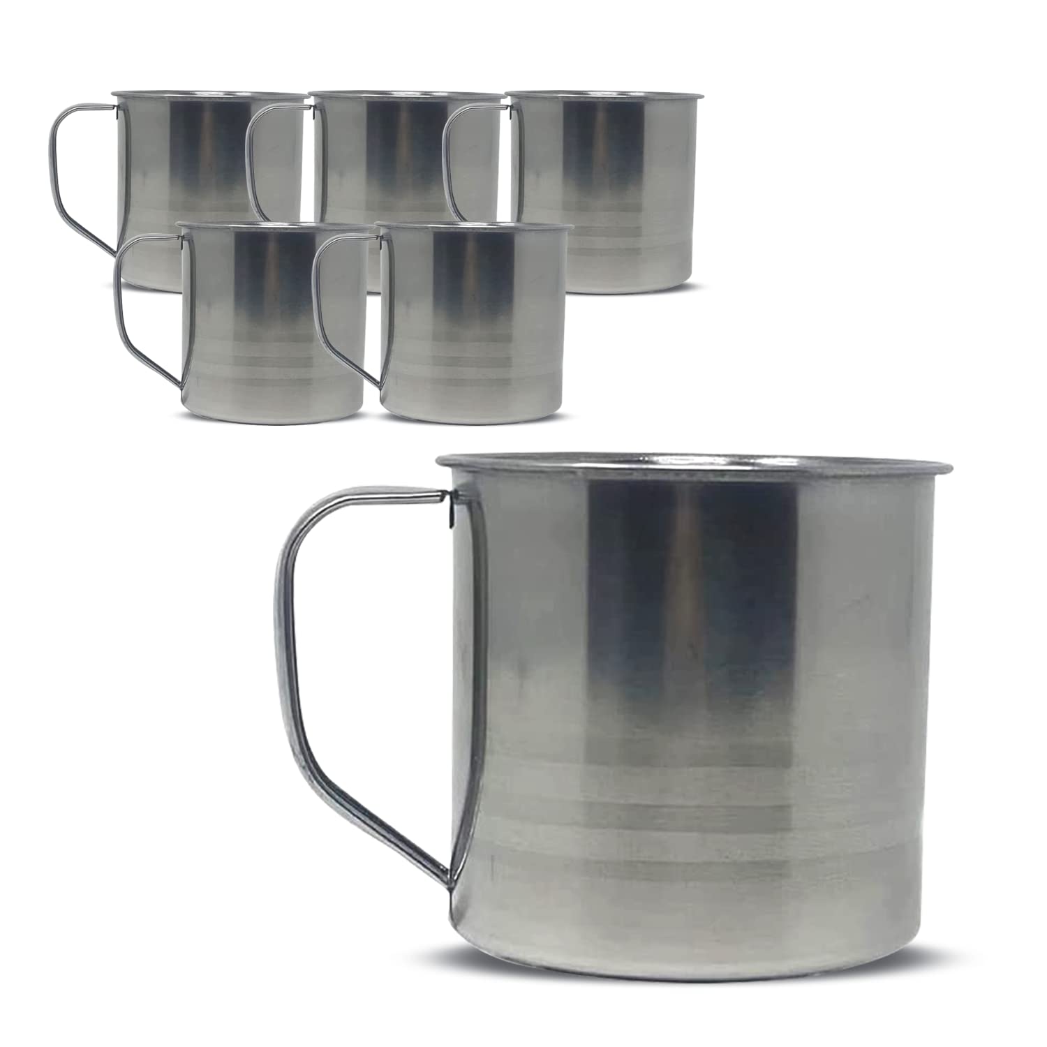 Tsyware Pack Of 6 Camping Coffee Mug Drinking Soup Cup (16 Oz)