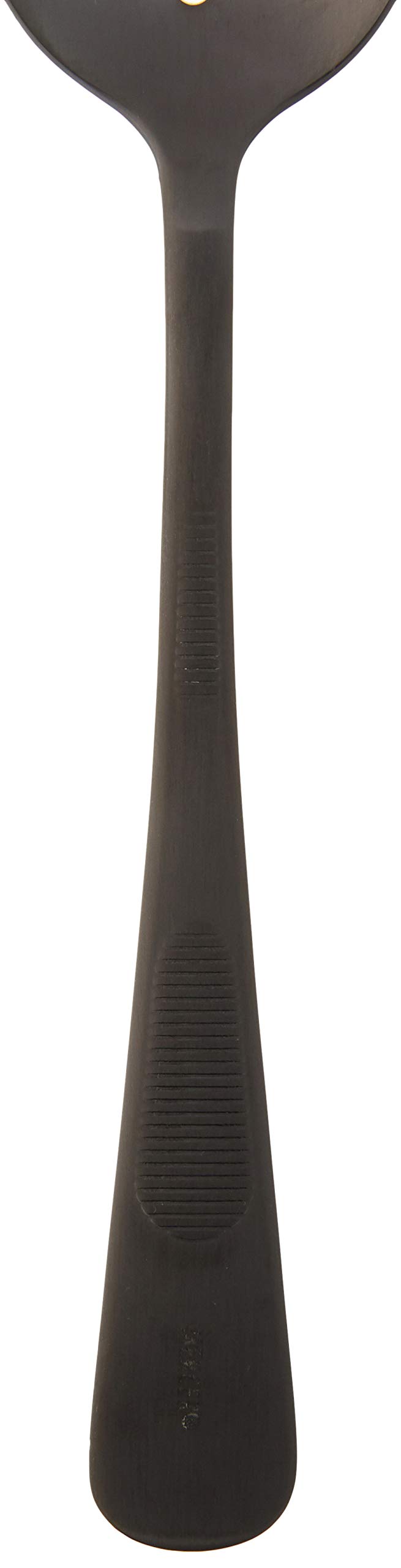 Mercer Culinary 18-8 Stainless Steel Plating Spoon, 7-7/8 Inch, Matte Black