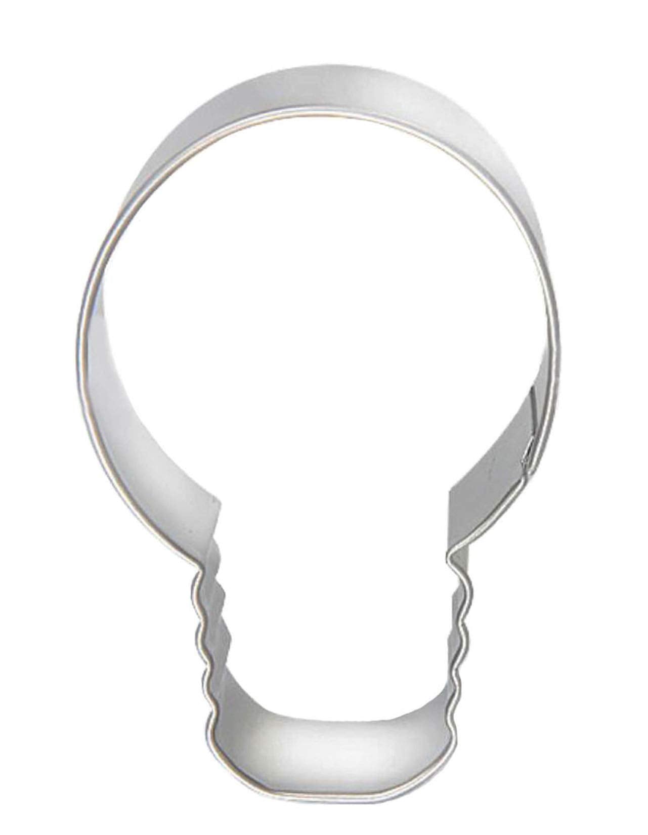 Wjsyshop Bulb Cookie Cutter Stainless Steel