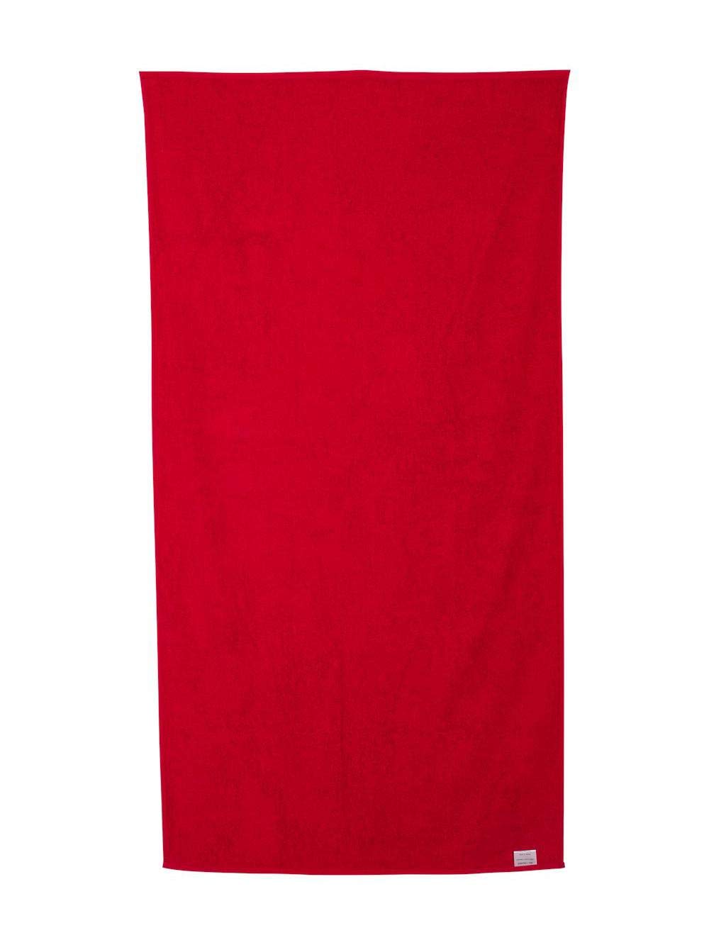 OAD Value Beach Towel - Red  One Size