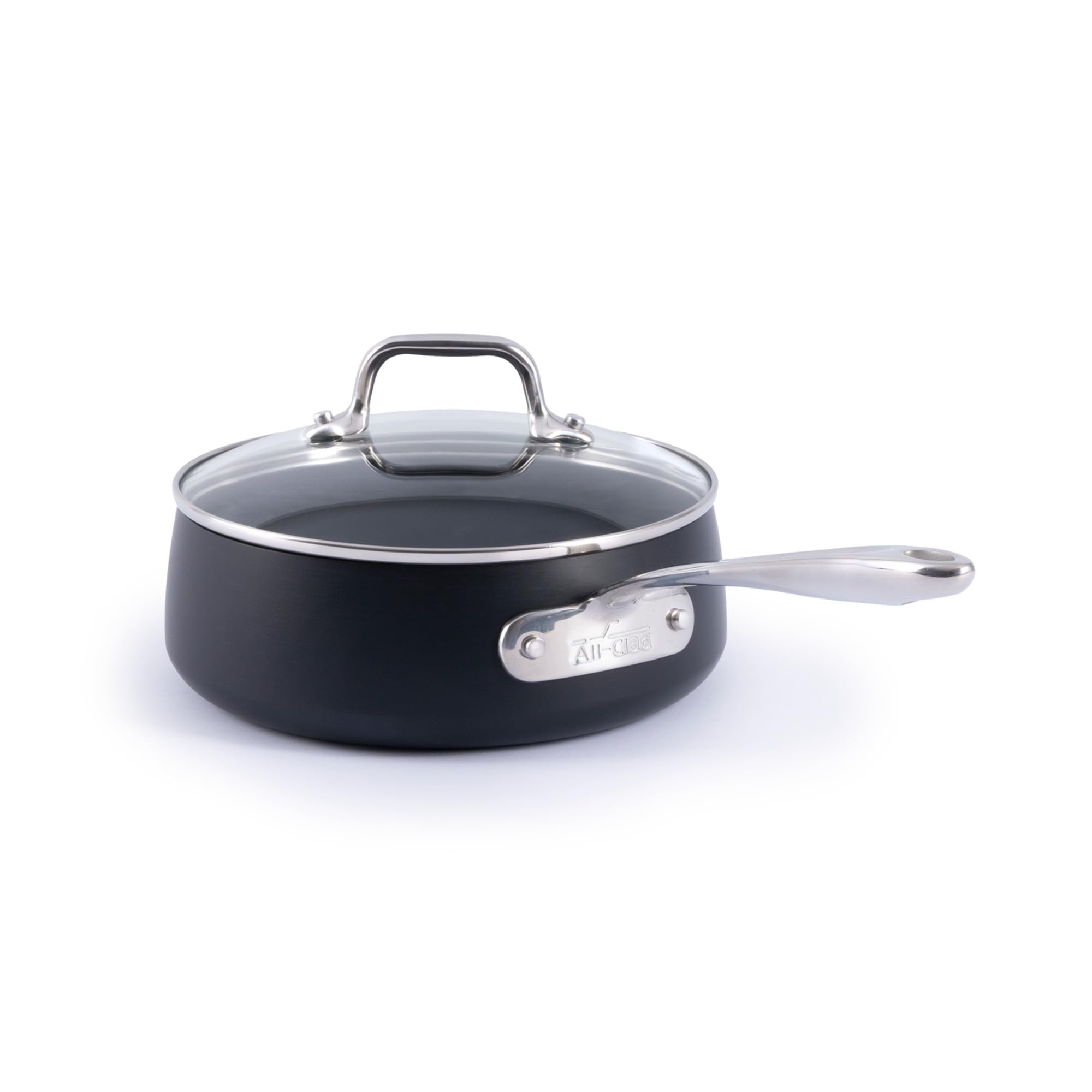 AllClad HA1 Expert Nonstick 2.5 Qt. Sauce Pan with Lid, Induction Ready