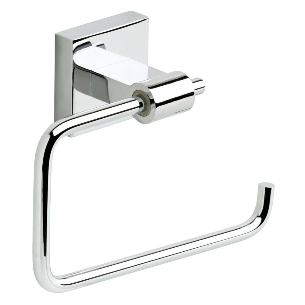 Franklin Brass Maxted (1-Pack) Toilet Paper Holder Chrome Tissue Roll Holder for Bathroom Organization and Storage Euro/Single P