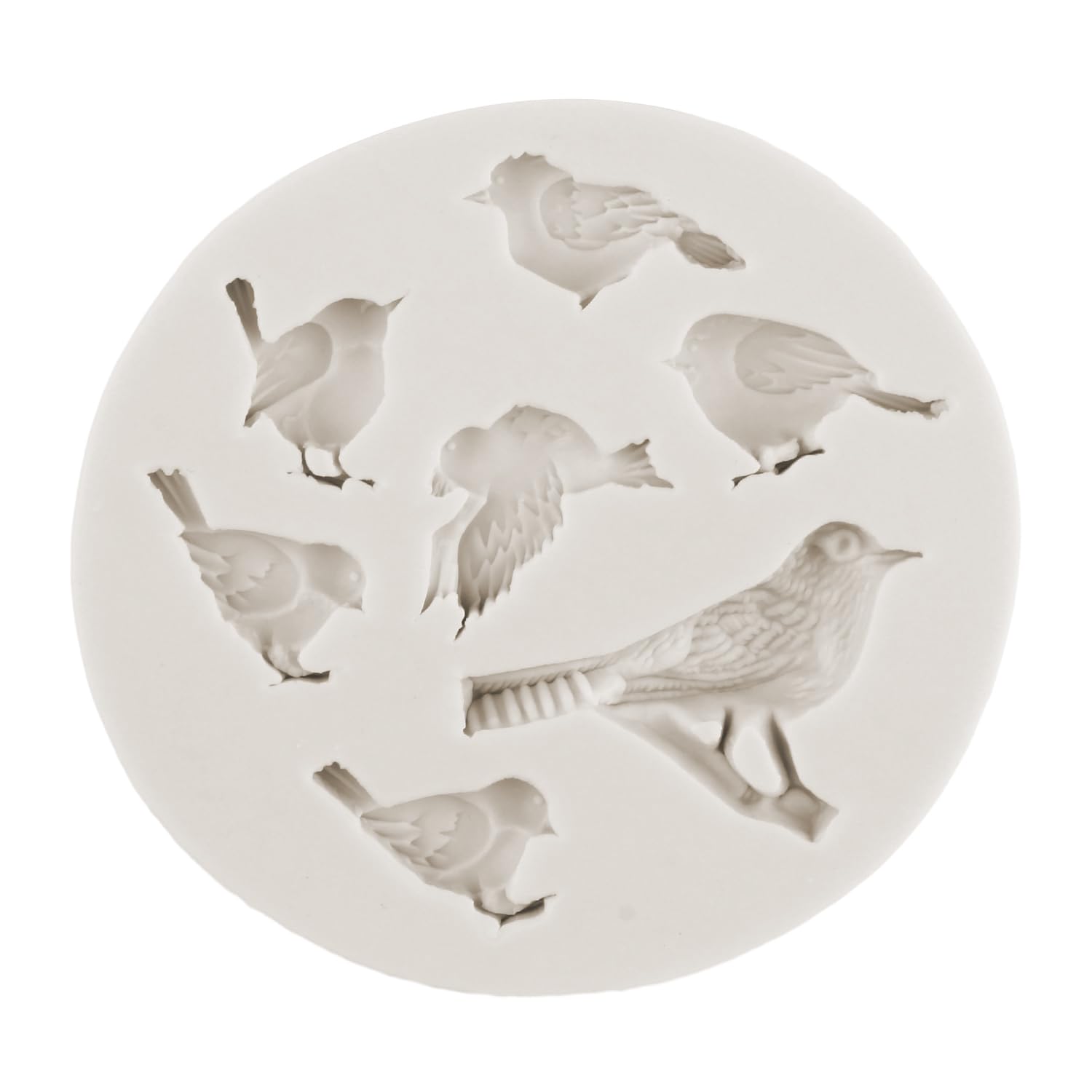 Mypracs Bird Silicone Mold Tree Branch Leaves Fondant Mold Plum Blossom Flower Chocolate Mold For Flower Cake Decoration Cupcake