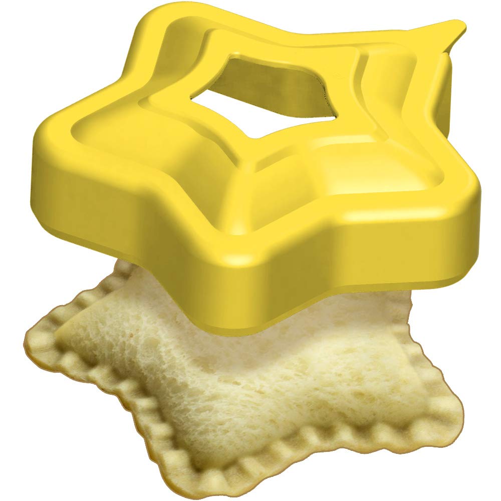 Sandwich Cutter And Sealer (Star) - Crustless Sandwich Maker - Great For Lunchbox And Bento Box - Boys And Girls Kids Lunch - Sa