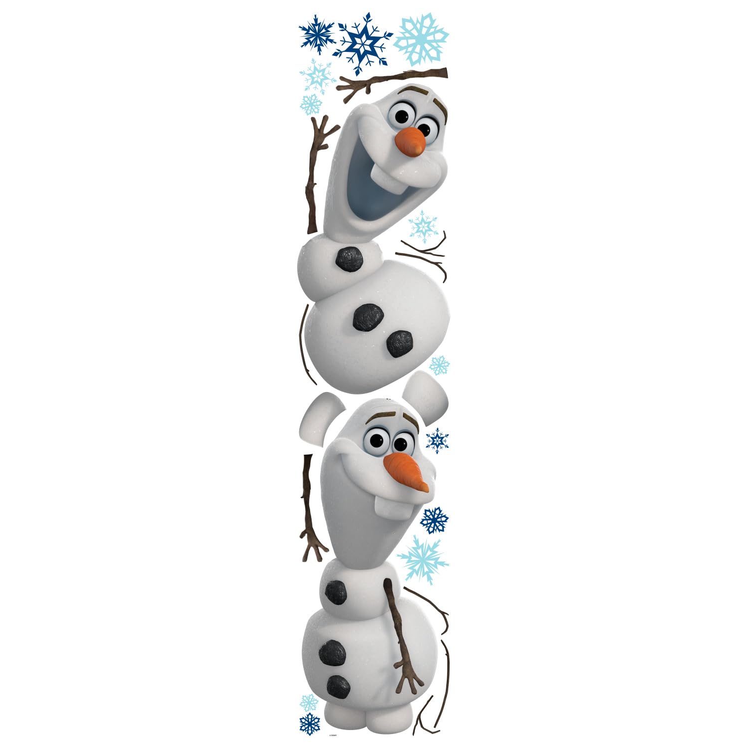 Roommates Disney Frozen Olaf The Snow Man Peel And Stick Wall Decals By Roommates, Rmk2372Scs