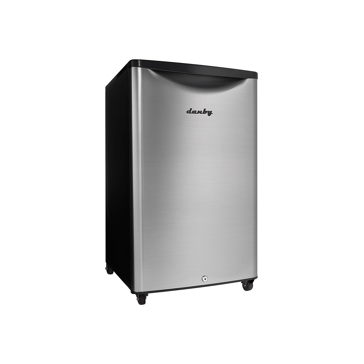 Danby Dar044A6Bsldbo 4.4 Cu.Ft. Outdoor Mini Fridge, Ipx4-Rated Stainless Steel Look All Refrigerator For Patio, Cabana, Pool Ba