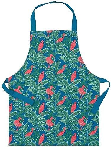 Ikea Silverpoppel ChildrenS Apron, Bird Pattern, Multicolour Cotton, 57 Cm Length, Ages 47